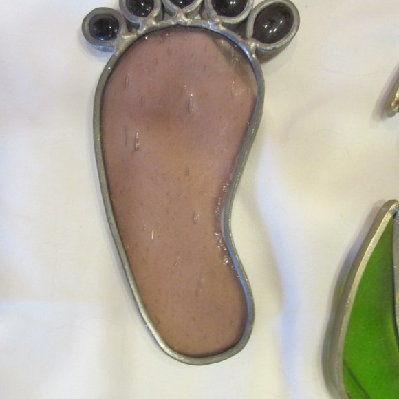 VTG 80'S GLASS SUNCATCHERS SET OF 7 - Picture 8 of 8